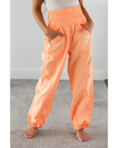 Vibrant Orange Joggers