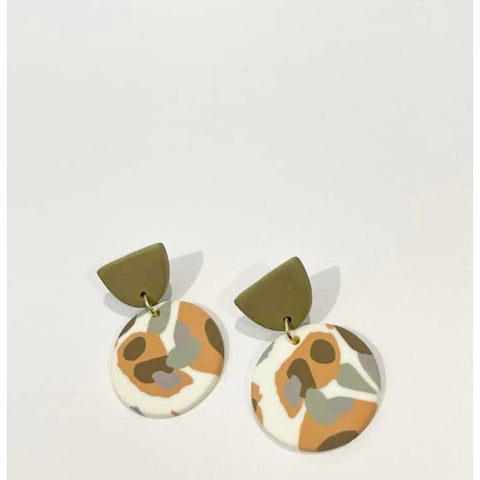 Olive Drop Earrings
