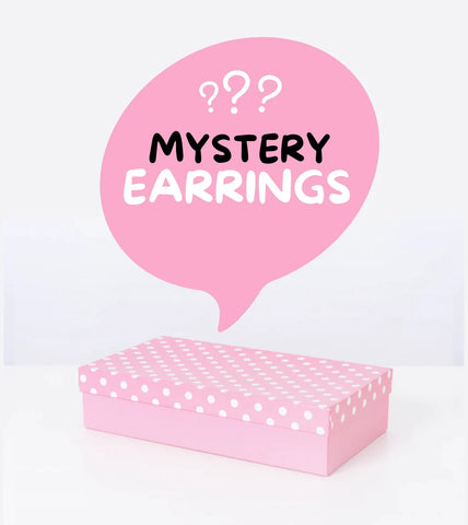 Mystery Stud Earrings ( 4 pair )