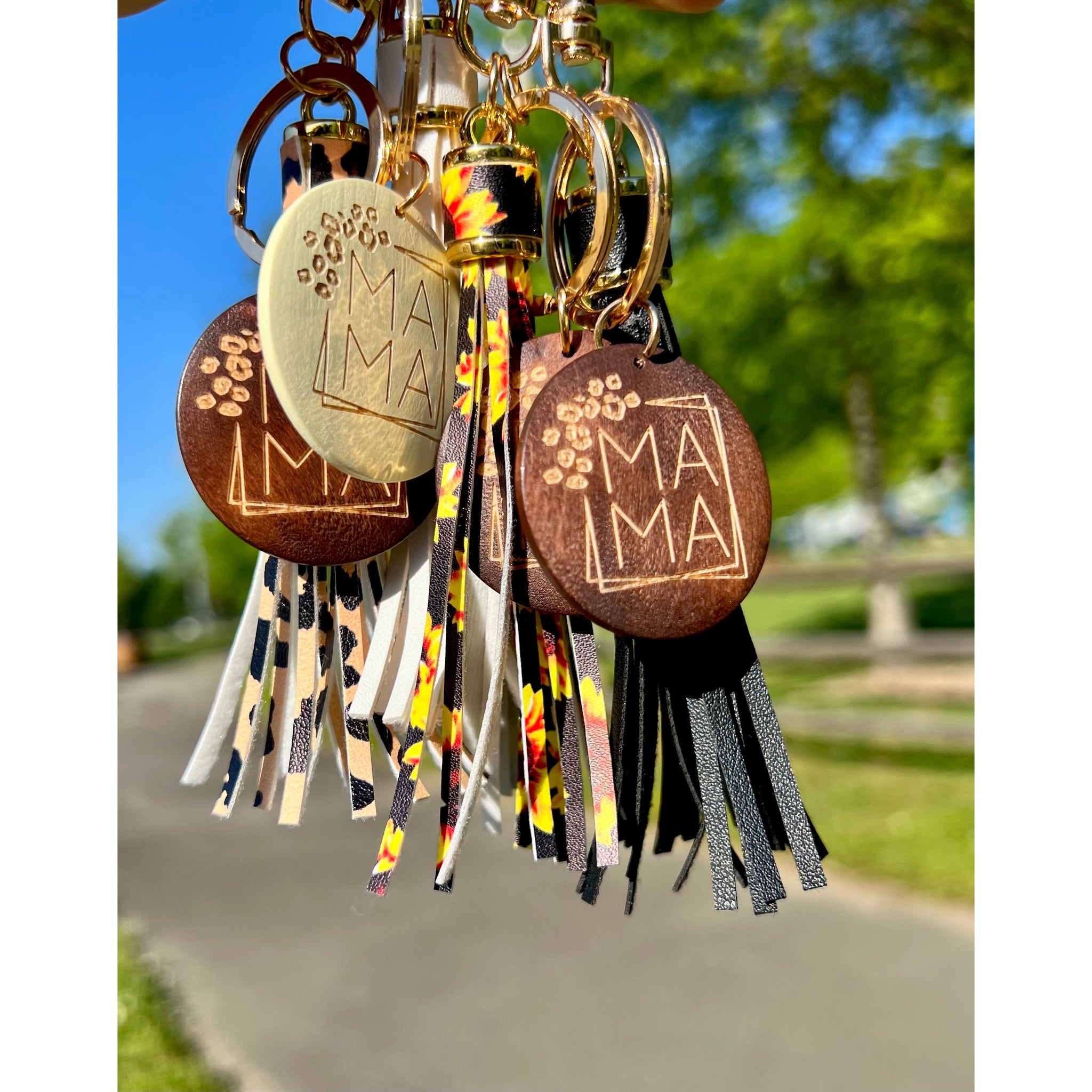 Mama Tassel Keychain