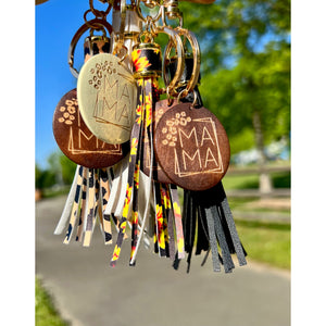 Mama Tassel Keychain